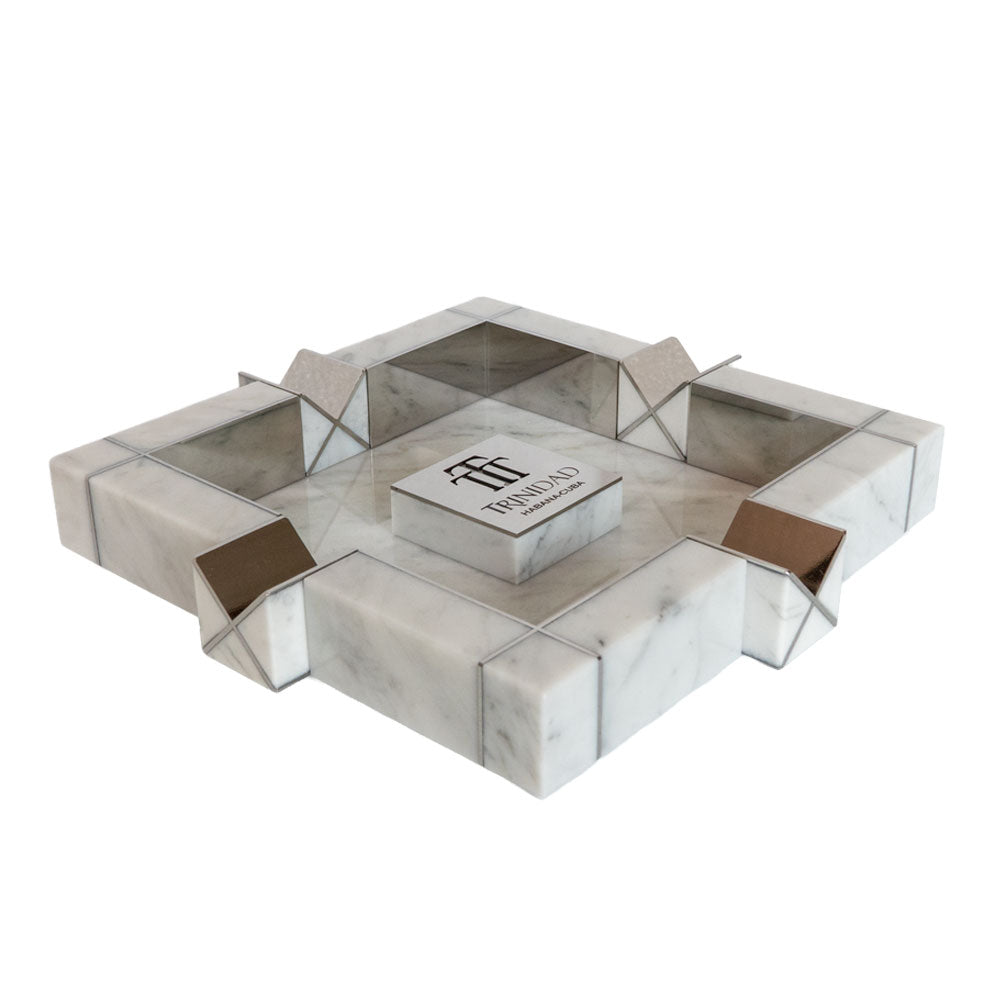 Cenicero Cigarte de Mármol Blanco Trinidad Edición Limitada de Cuatro Plazas