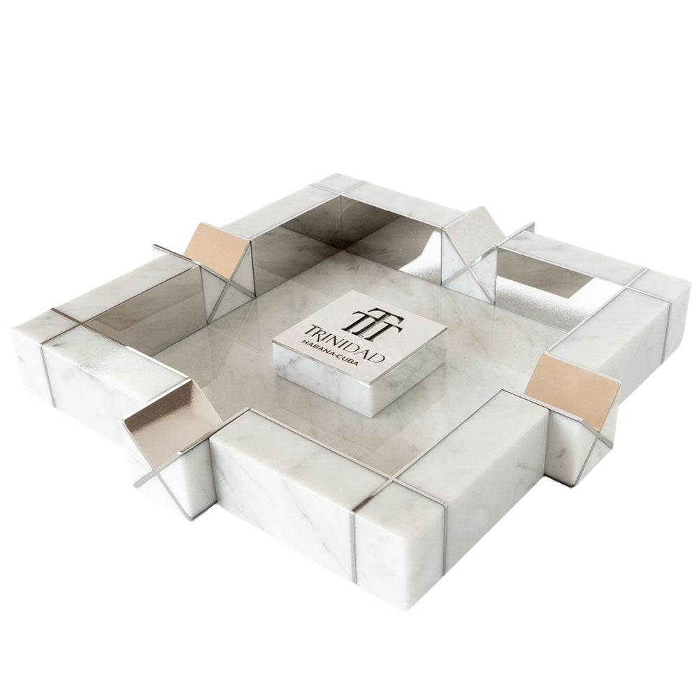 Cenicero Cigarte de Mármol Blanco Trinidad Edición Limitada de Cuatro Plazas