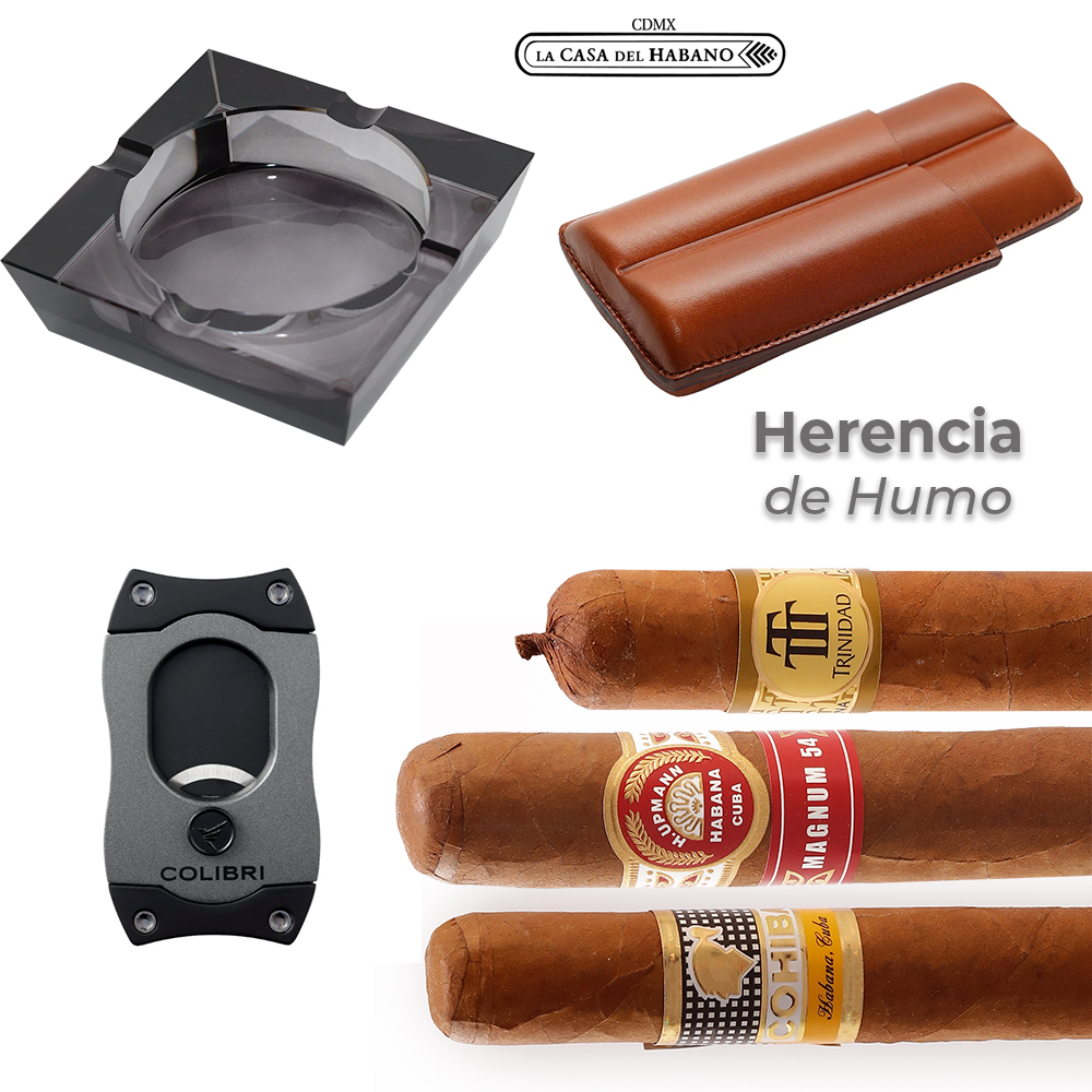 Herencia de Humo – Kit de Habanos Premium con Accesorios de Lujo