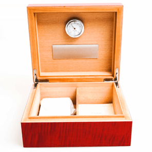 caja para puros roja 50 habanos elie bleu
