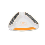 cenicero ceramica blanco cohiba triangular 3 plazas kelermex