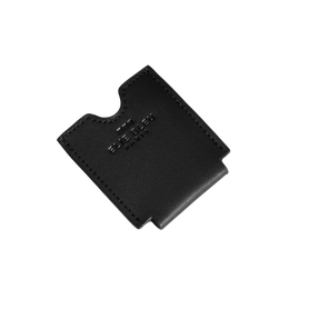 estuche de cuero patina para cortapuro elie bleu