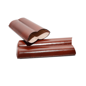 estuche siglo vi piel lubinski 2 habanos cafe