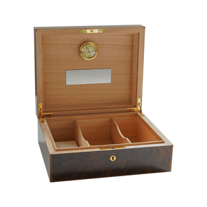 humidor amboyna burl 75 habanos elie bleu