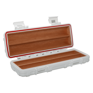 humidor de viaje compacto 2 puros jifeng blanco