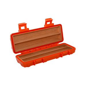 humidor de viaje compacto 2 puros jifeng naranja