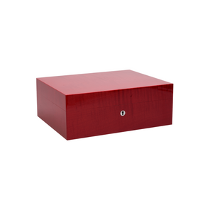 humidor sycamore rojo 75 habanos elie bleu