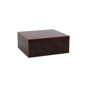 humidor walnut bur 50 habanos elie bleu