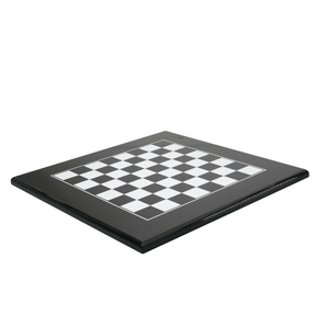 juego de ajedrez de madera en tonos negro y blanco marca kelermex