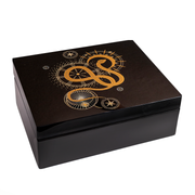 Humidor Kelermex de Cedro con Diseños Exclusivos para 30 Puros