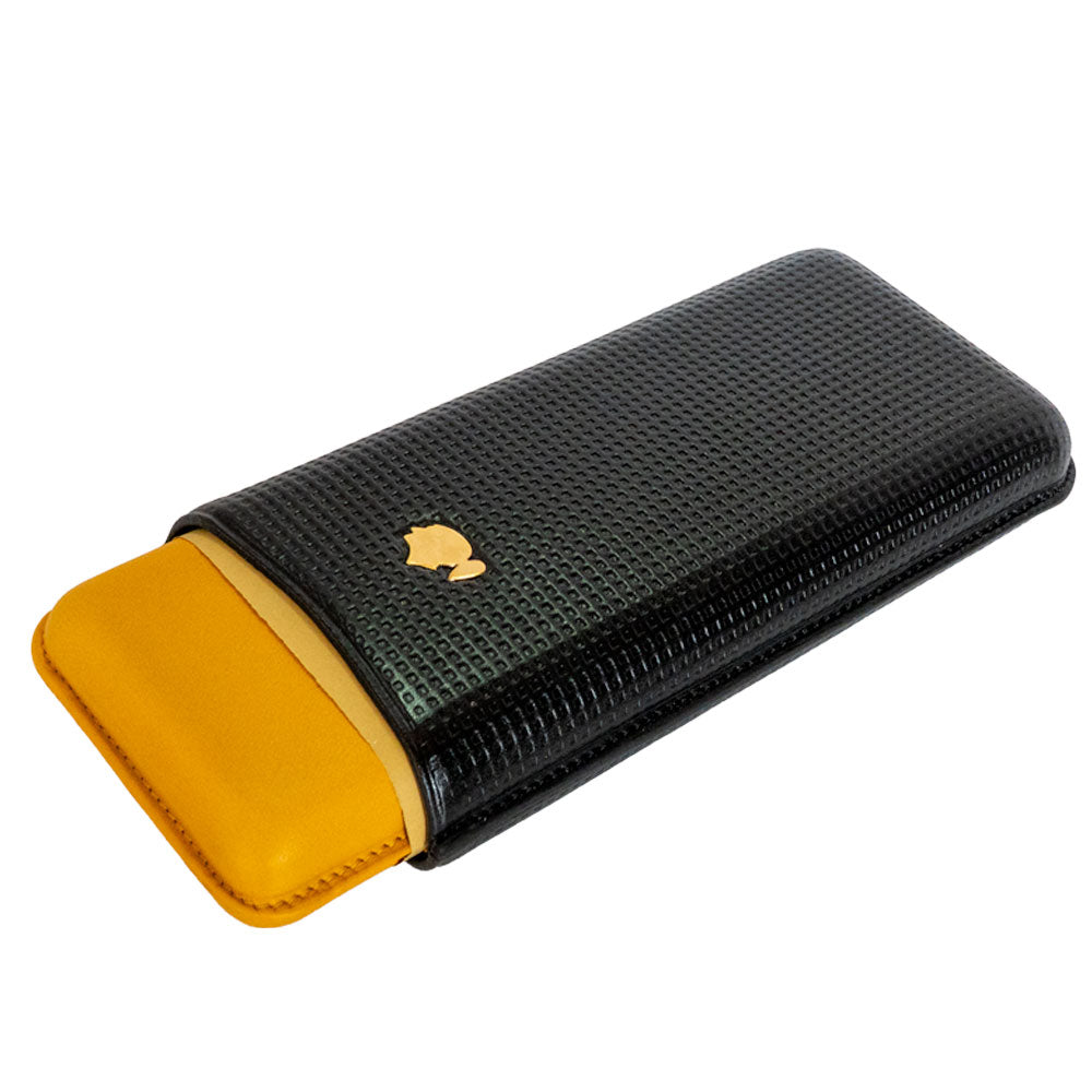 Purera de piel Cohiba ajustable para 3 puros