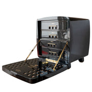 HUMIDOR COHIBA BEHIKE NEGRO EDICION 30 HABANOS CIGARTE