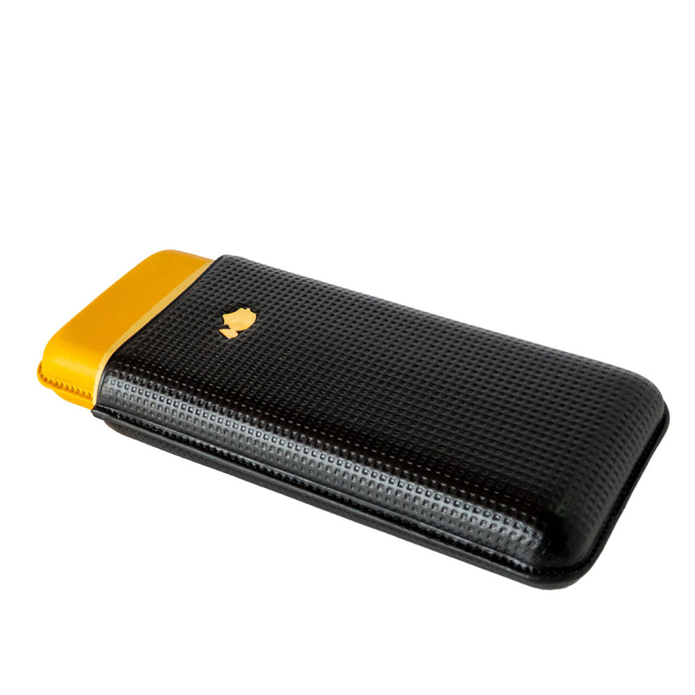 Purera de piel Cohiba ajustable para 3 puros