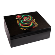 Humidor Kelermex de Cedro con Diseños Exclusivos para 30 Puros