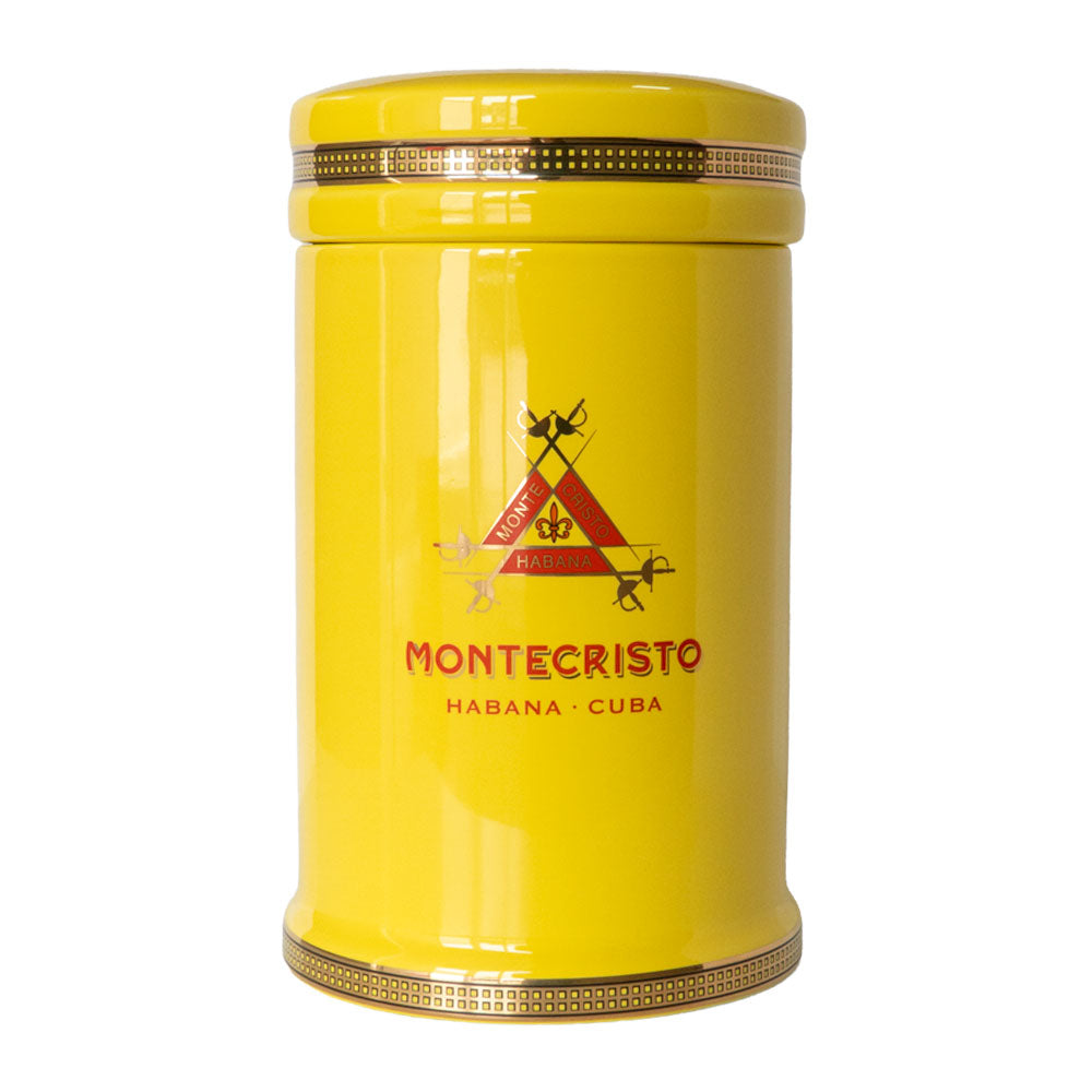 JARRA DE PORCELANA MONTECRISTO 25 HABANOS CIGARTE