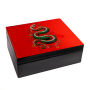 Humidor Kelermex de Cedro con Diseños Exclusivos para 30 Puros