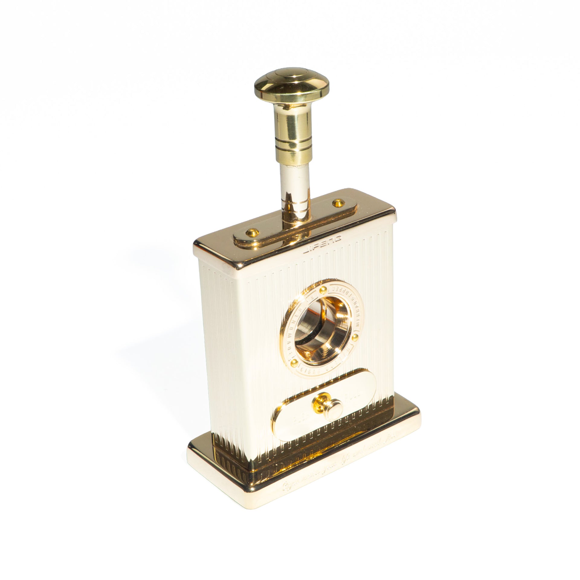 Cortador de mesa con corte vertical y cajon para residuos marca Jifeng