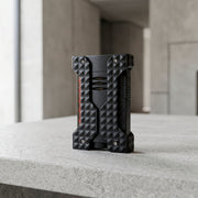 Encendedor Defi Extreme Windproof Negro Dupont