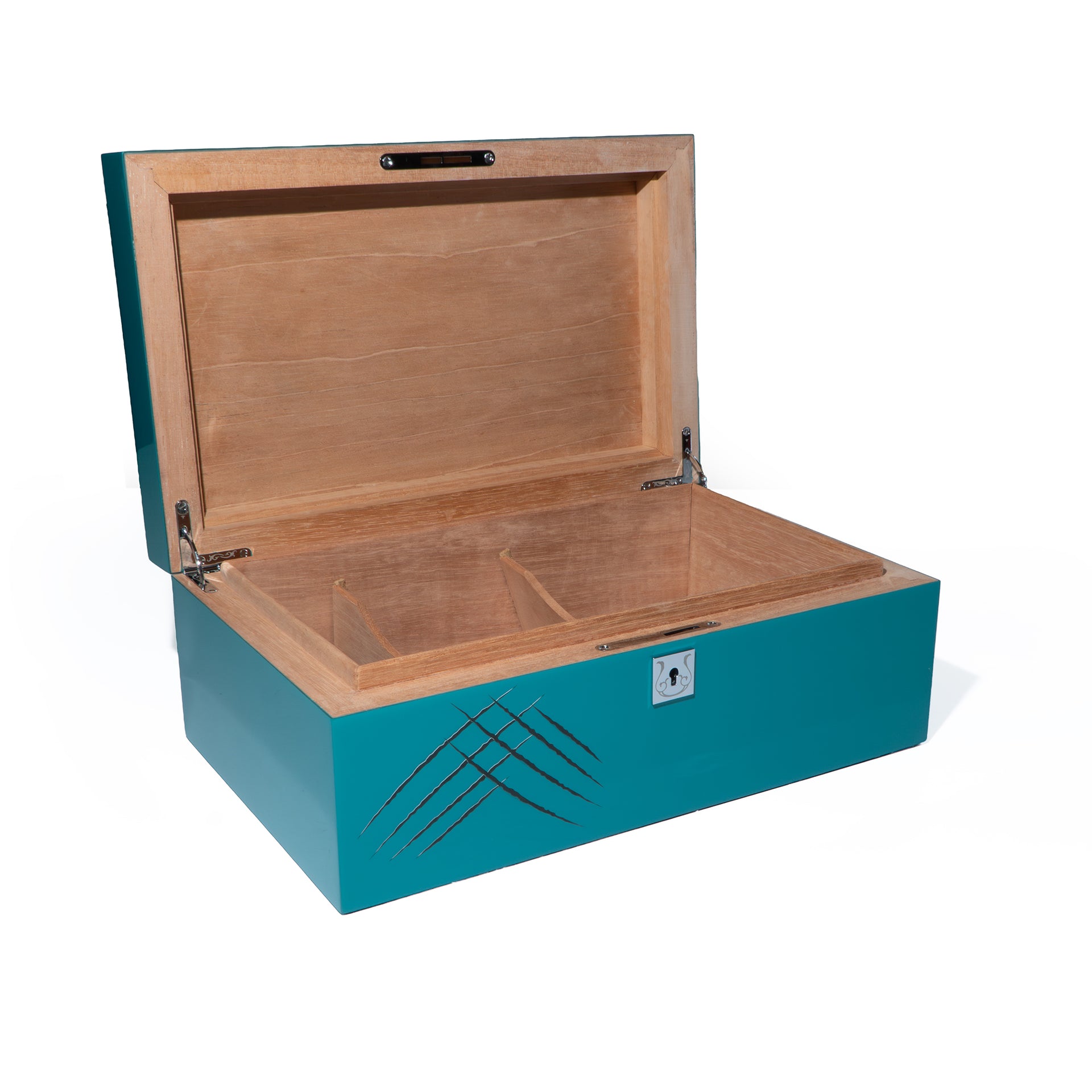 Humidor Cat Verde para 50 Habanos