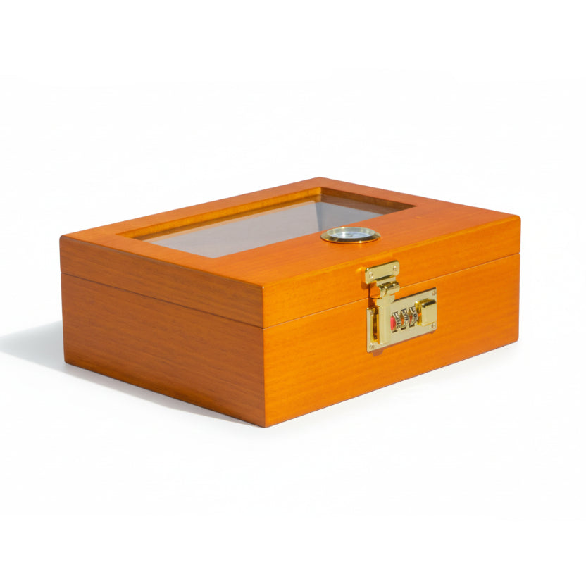 Humidor para 20 Habanos Diseño Compacto con Combinación Numérica