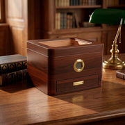 Humidor para 50 Habanos de Sobremesa en Tono Caoba Oscura