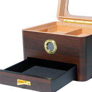 Humidor para 50 Habanos de Sobremesa en Tono Caoba Oscura