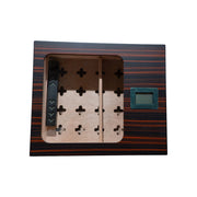 Humidor para 30 Habanos con Chapado en Ébano Negro