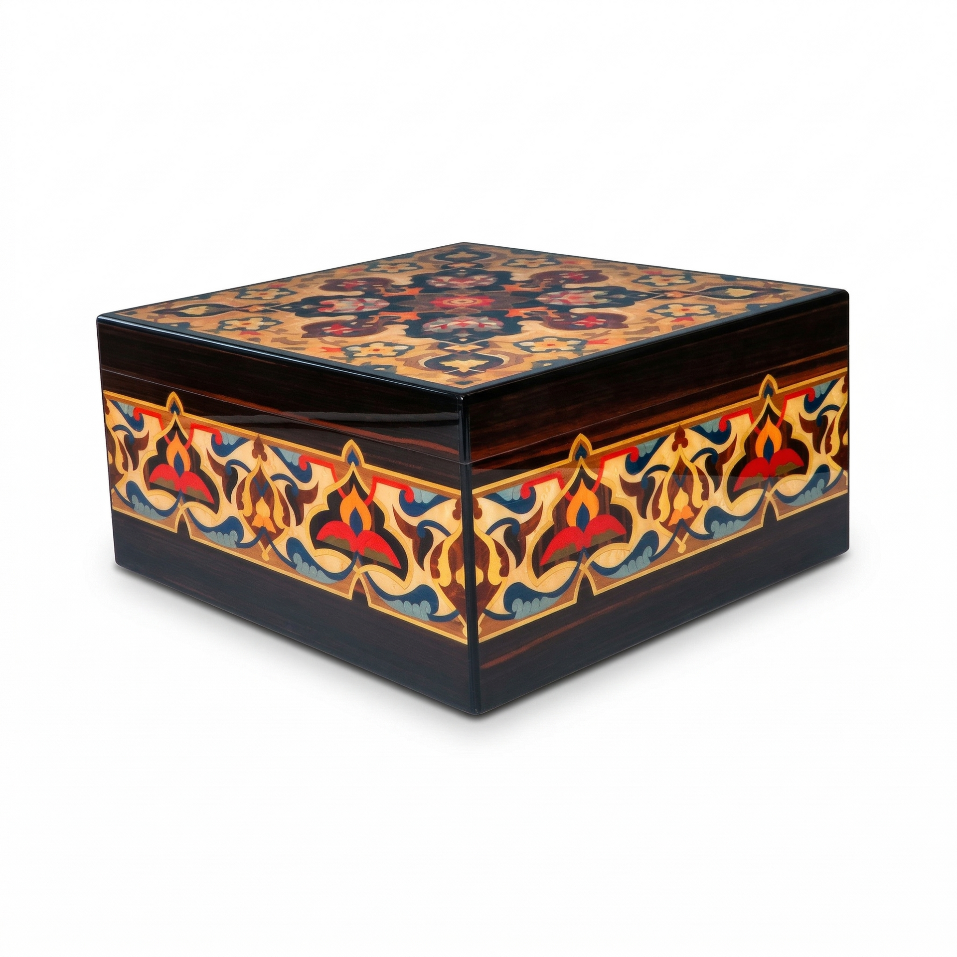 Humidor Gabinete Artesanal para 300 Habanos con Marquetería Artística