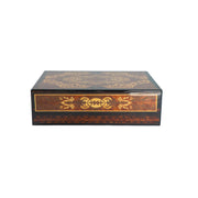 Humidor Artesanal para 110 Habanos con Marquetería Estilo Otomano