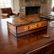 Humidor Artesanal para 110 Habanos con Marquetería Estilo Otomano