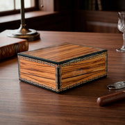 Humidor Artesanal para 30 Habanos con Chapado Zembrano