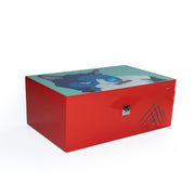 Humidor Cat Rojo para 50 Habanos