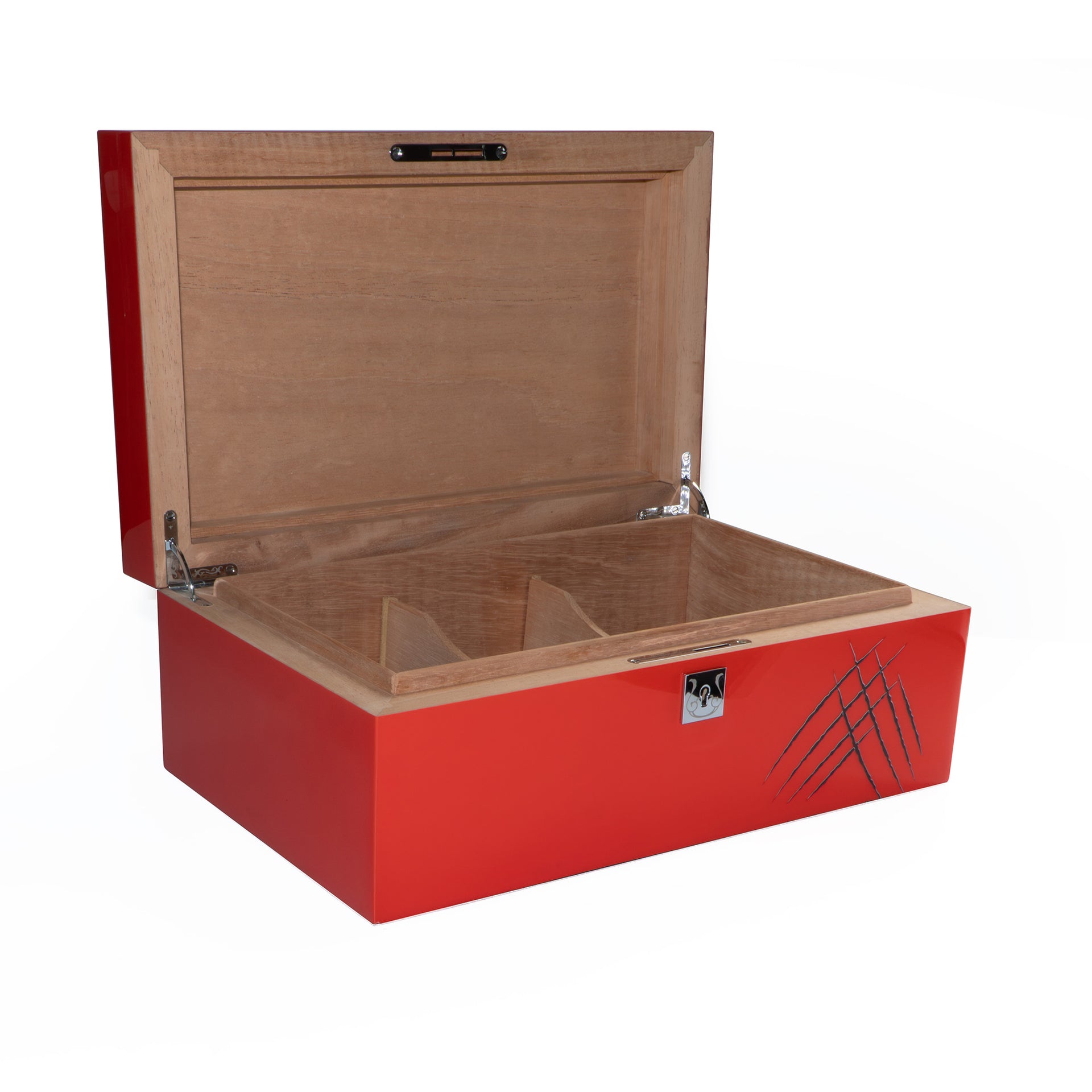 Humidor Cat Rojo para 50 Habanos