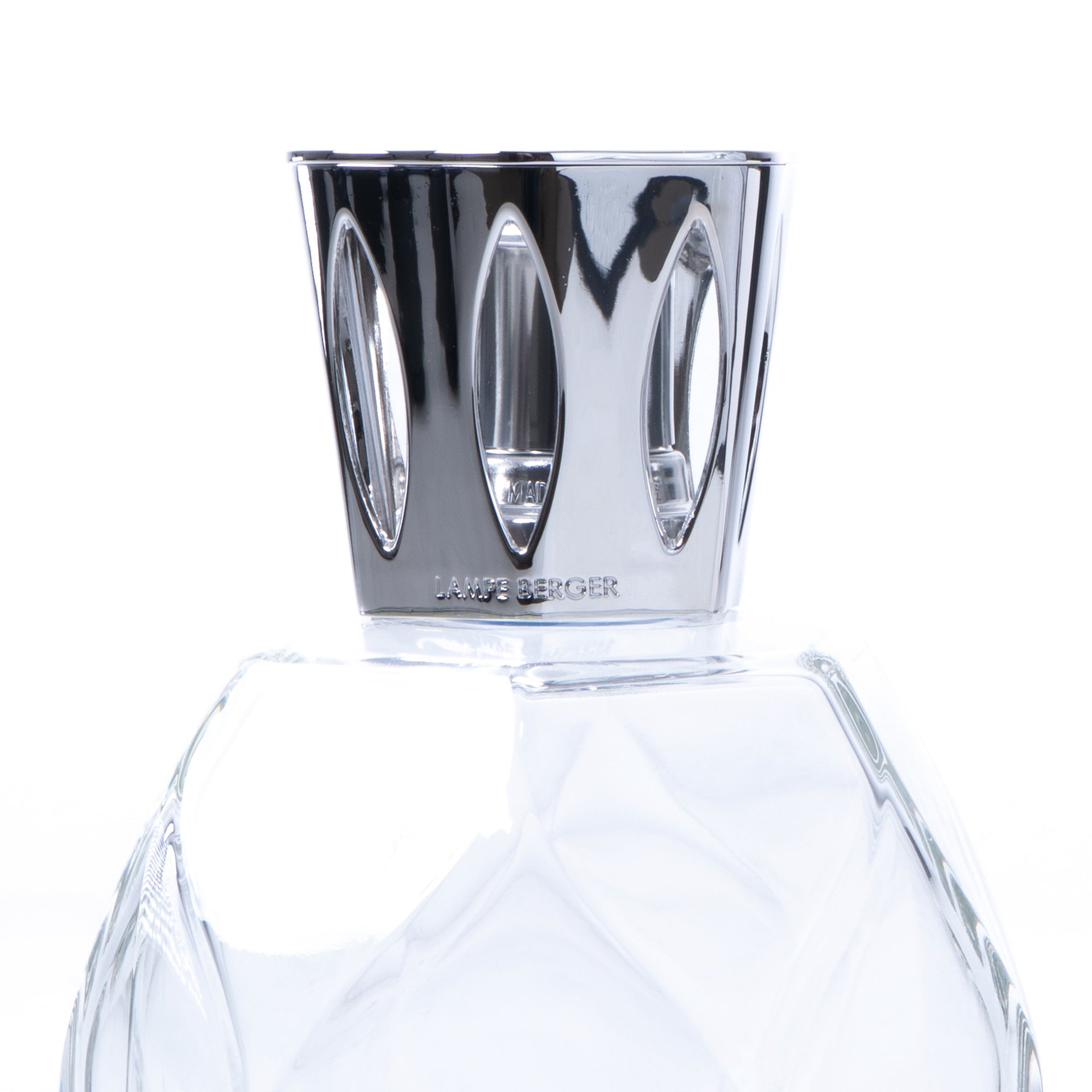 Lámpara Polygone Transparente de Cristal Berger