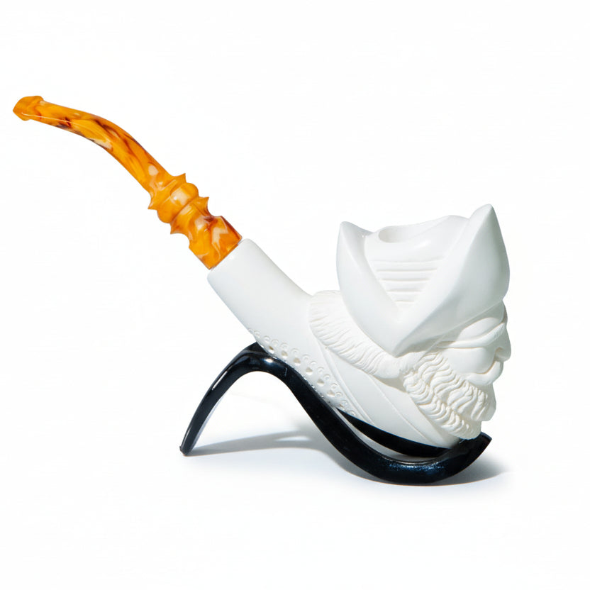 Pipa espuma de mar Pirata y decoraciones