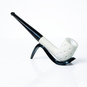 Pipa espuma de mar Clasica con detalles Verde Azul