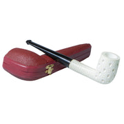 Pipa espuma de mar Clasica con detalles Verde Azul