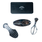 Set plateado con tijera cortapuro Jifeng