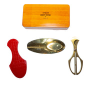 Set dorado con tijera cortapuro Jifeng