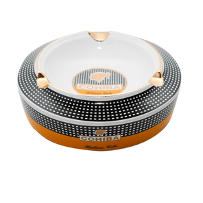 cenicero 3 plazas ceramica con logo cohiba