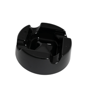 cenicero ceramica negro 4 plazas