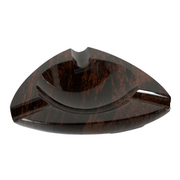 cenicero elie bleu 3 plazas color cafe obsidiana