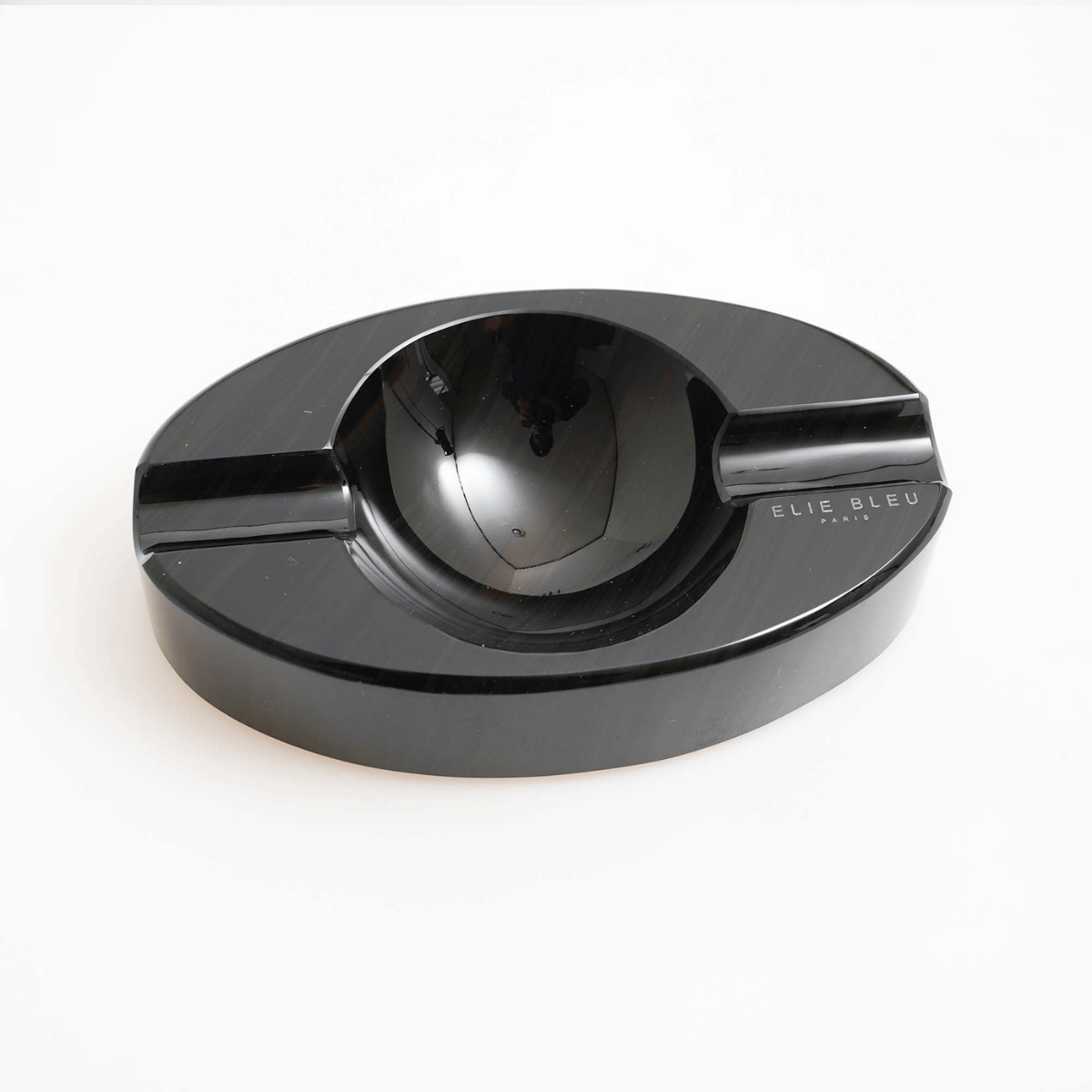cenicero negro obsidiana 2 plazas elie bleu