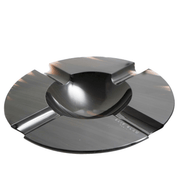 cenicero obsidiana negro 4 plazas elie bleu