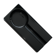 cenicero rectangular madera negro 1 plaza kelermex