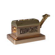 Cortapuro aluminio para escritorio negro dorado Jinfeng