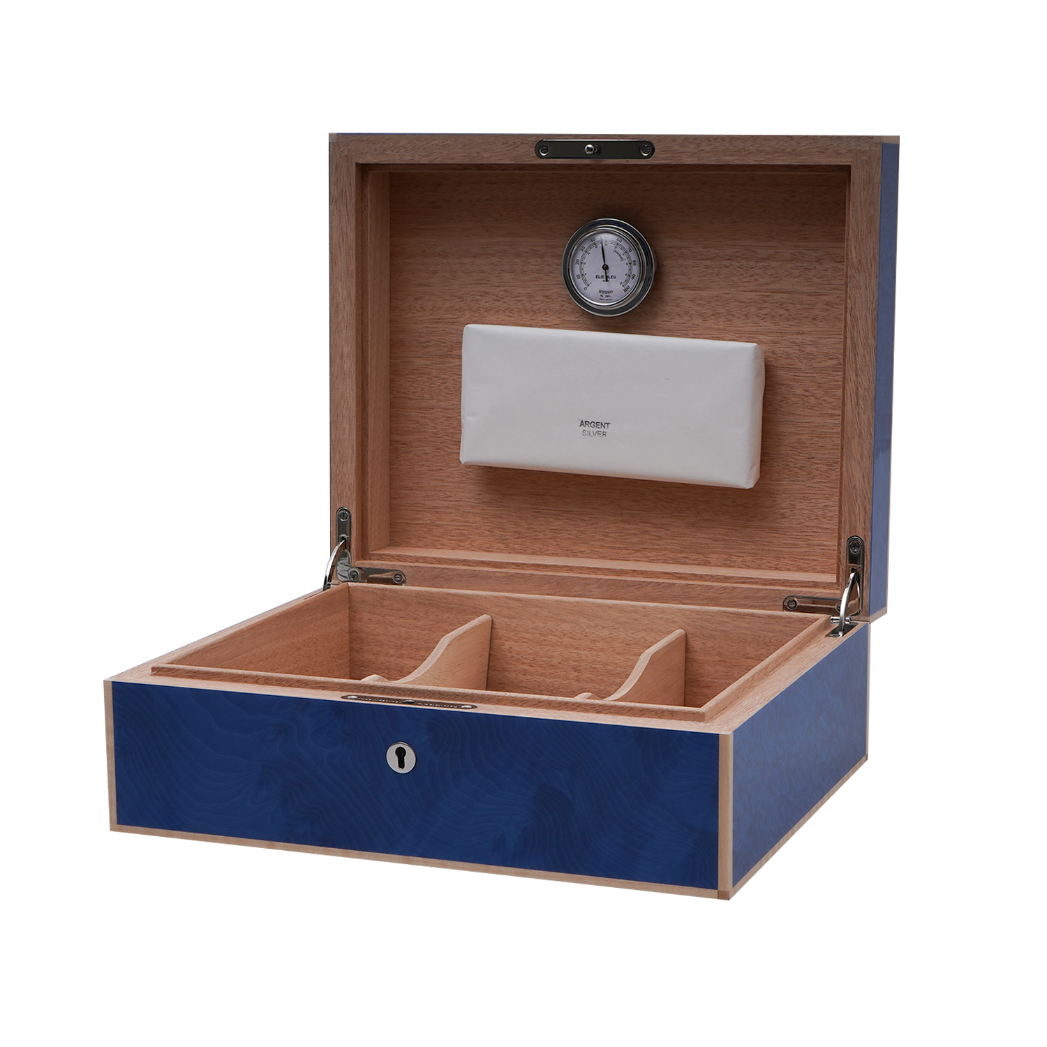 HUMIDOR AZUL 75 HABANOS ELIE BLEU