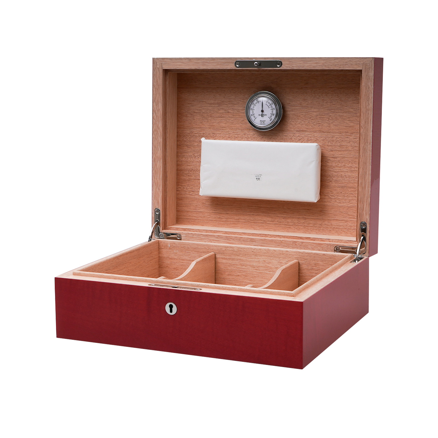 HUMIDOR SYCAMORE ROJO 75 HABANOS ELIE BLEU