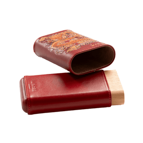 estuche para 3 habanos piel dragon lubinski