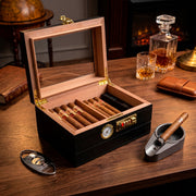Humidor para 20 Habanos Diseño Compacto con Combinación Numérica